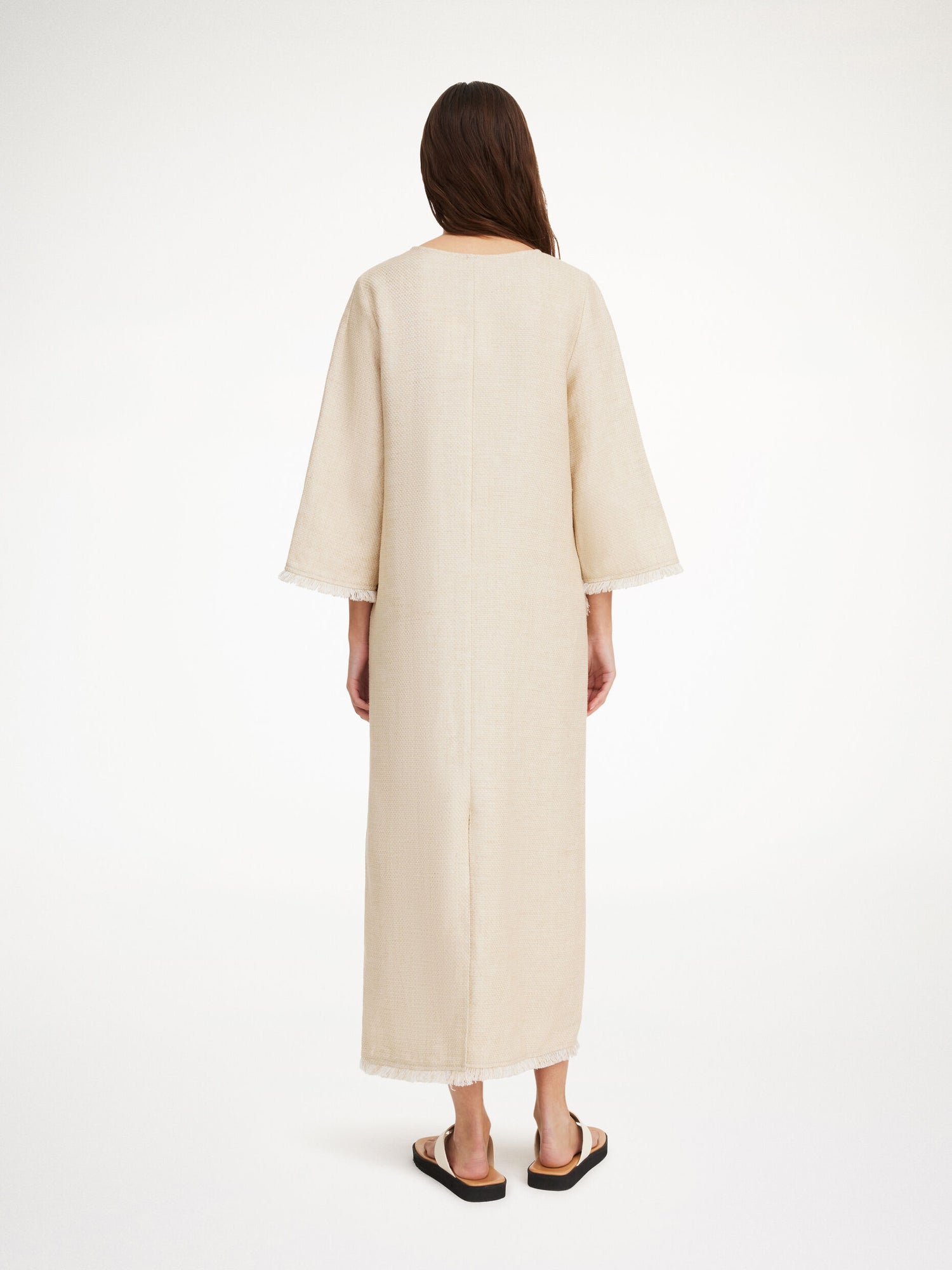 Delany dress, wood colour