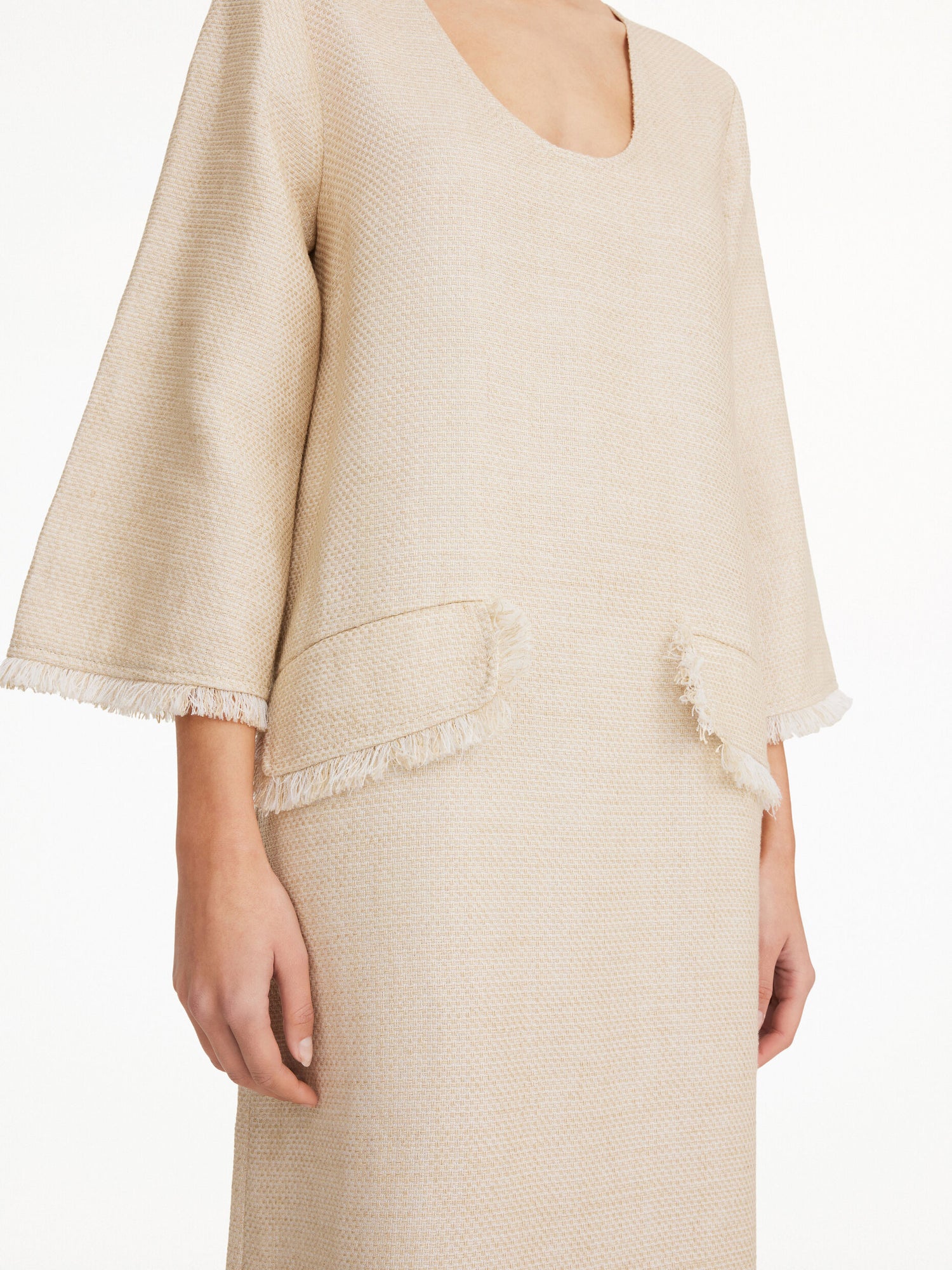 Delany dress, wood colour