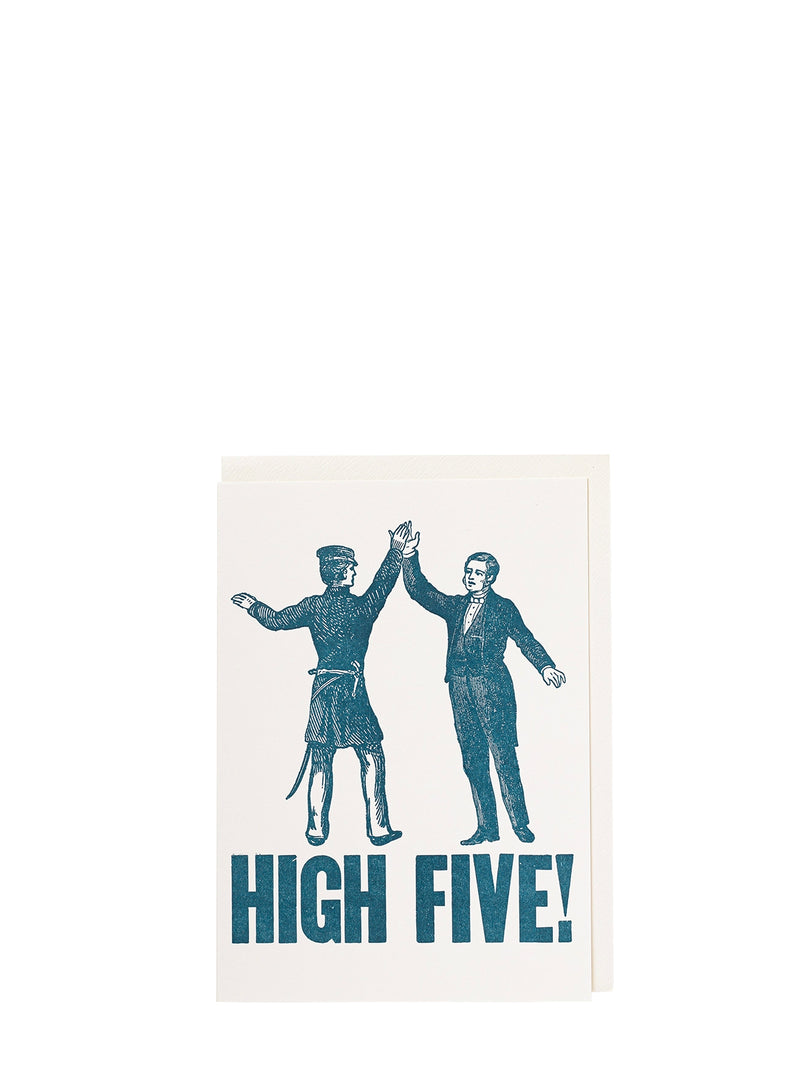 High five, large greeting card