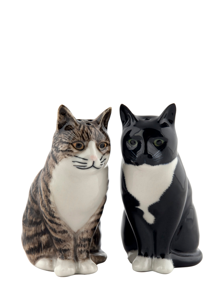 Millie and Julius Cat Salt and Pepper Shaker set