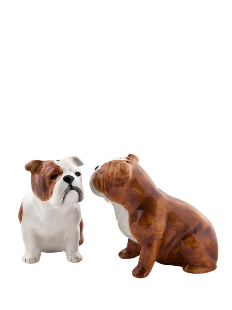 English Bulldog Salt and Pepper Shaker Set