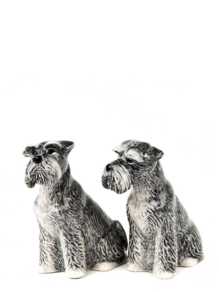 Schnauzer salt and pepper shakers