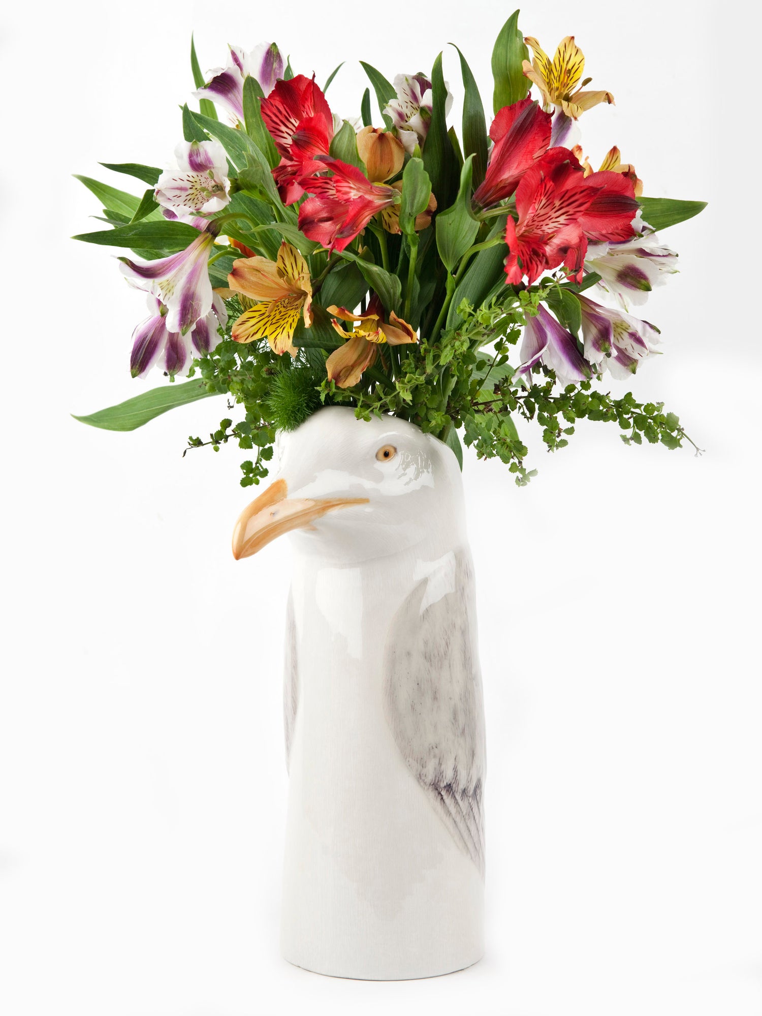 Herring Gull flower vase, large
