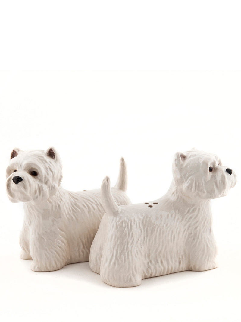 Westie dog salt and pepper shakers