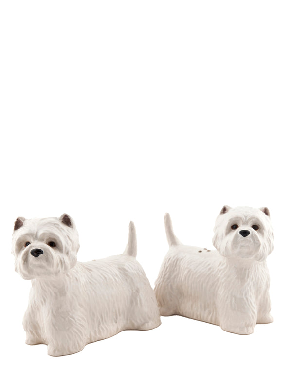 Westie dog salt and pepper shakers