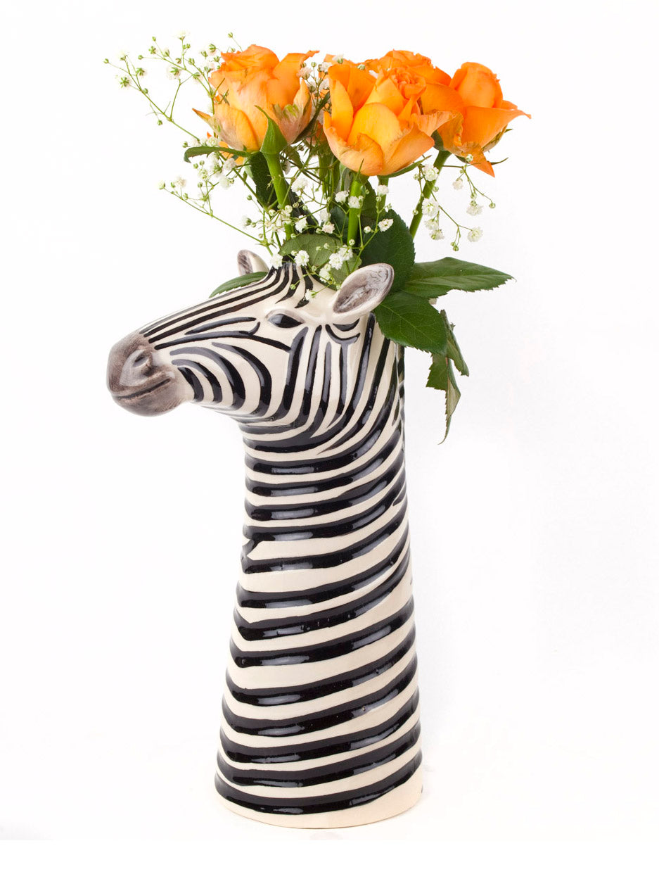 Zebra flower vase (24 cm)