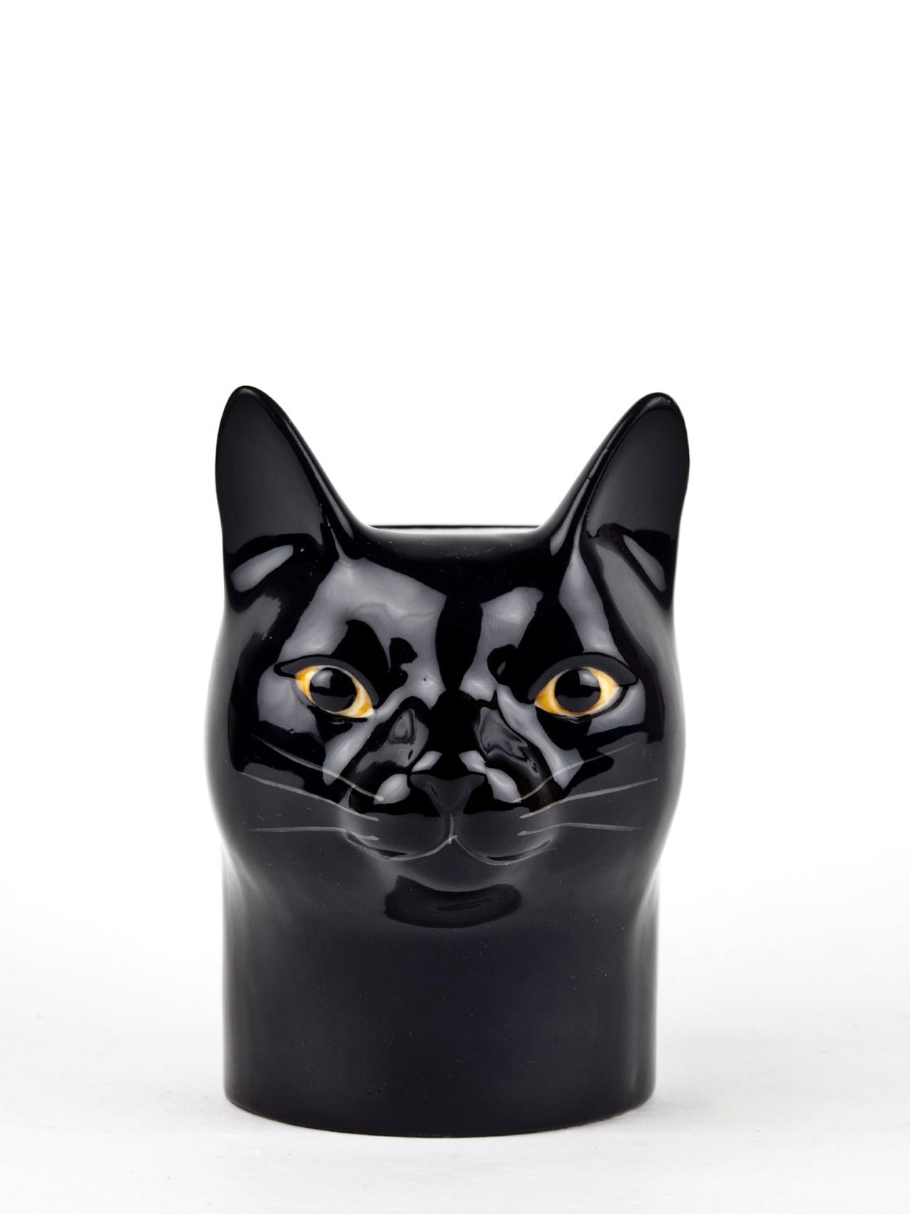Lucky black Cat Pencil Pot