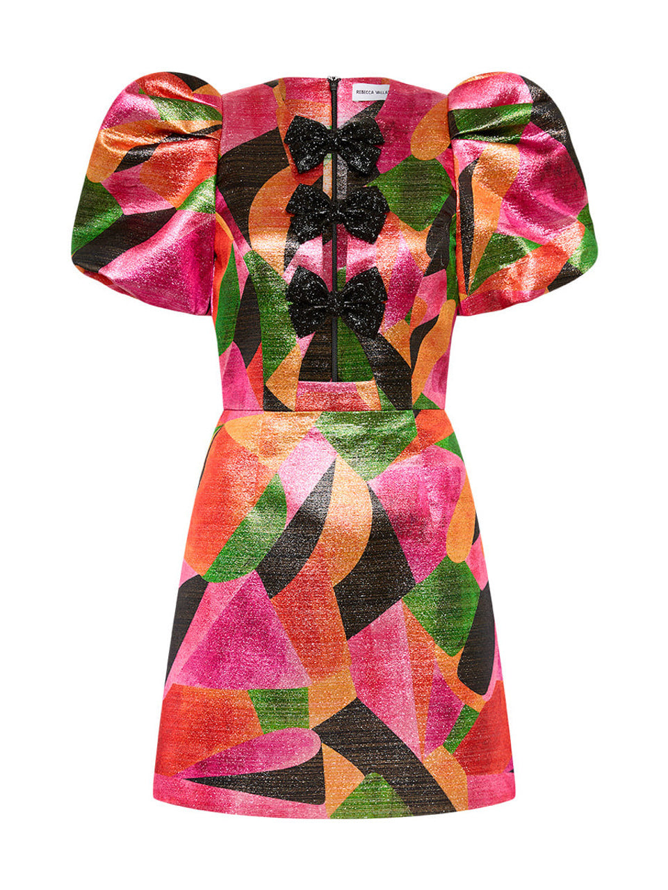 COPACABANA BOW MINI dress, PRINT
