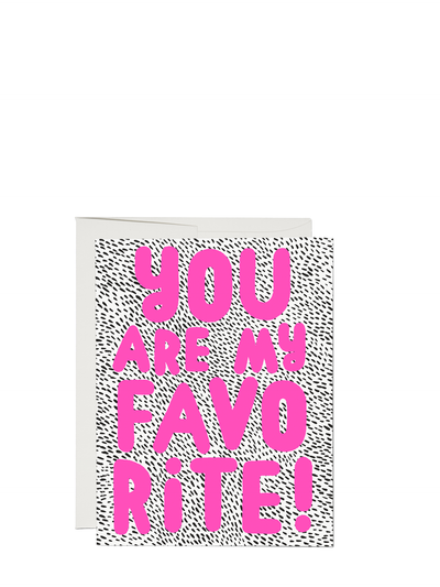 My Fave love & friendship card