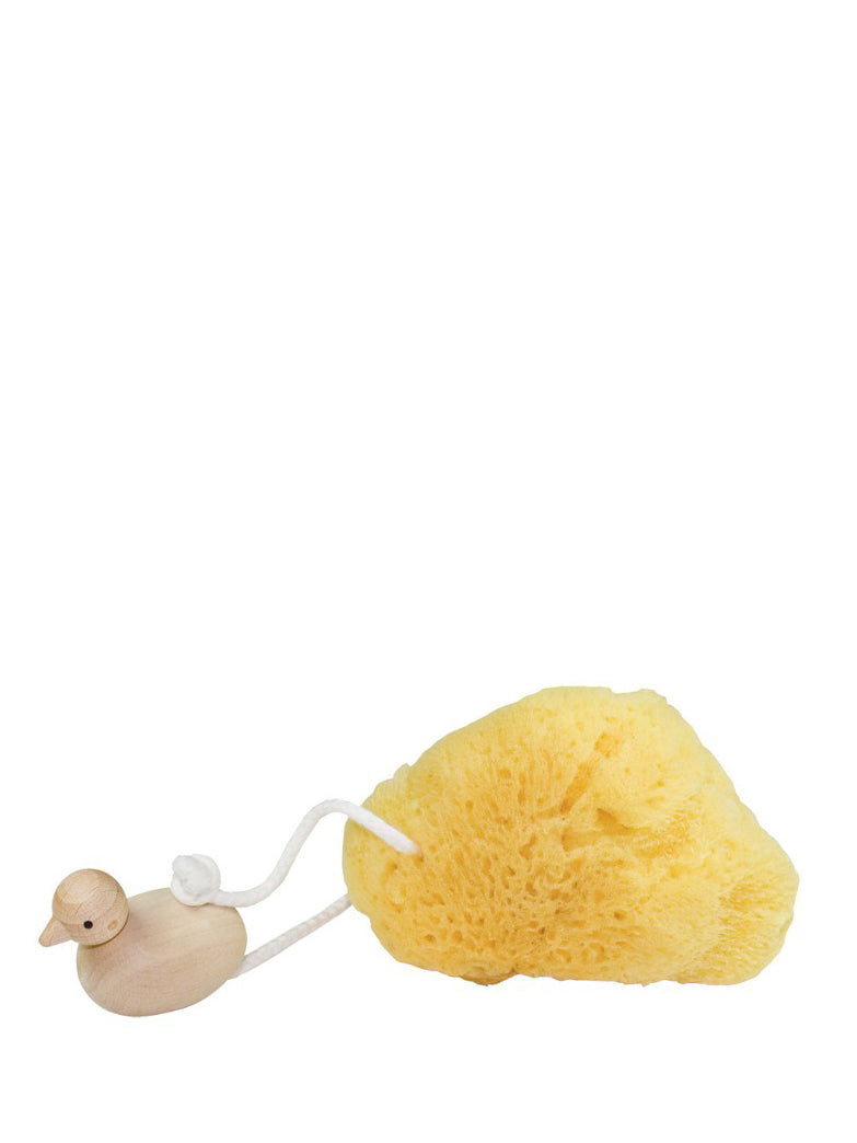 Bath sponge with duck