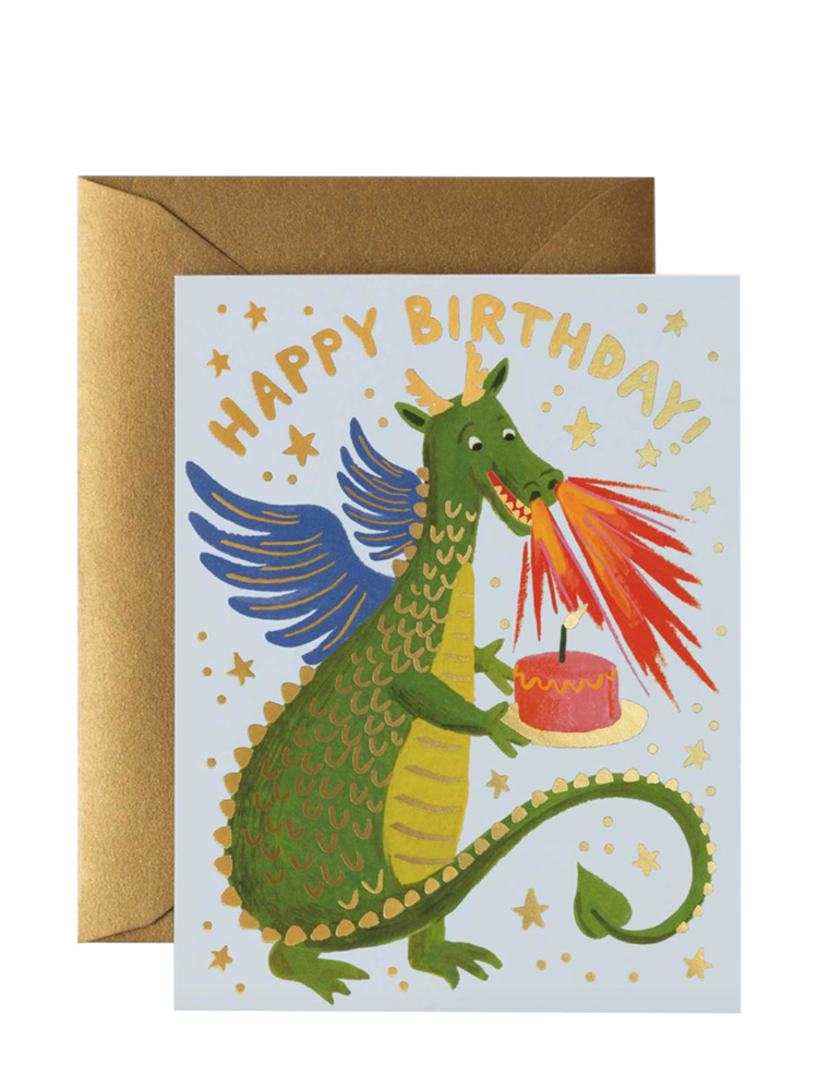 Dragon, birthday card