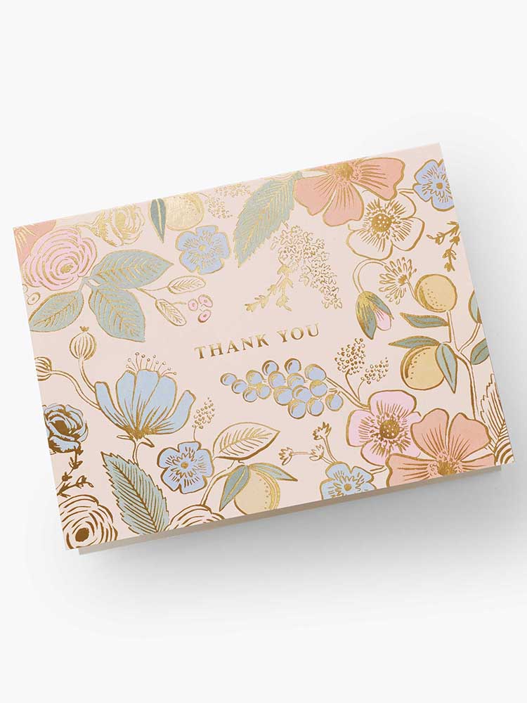 Colette, Thank you card