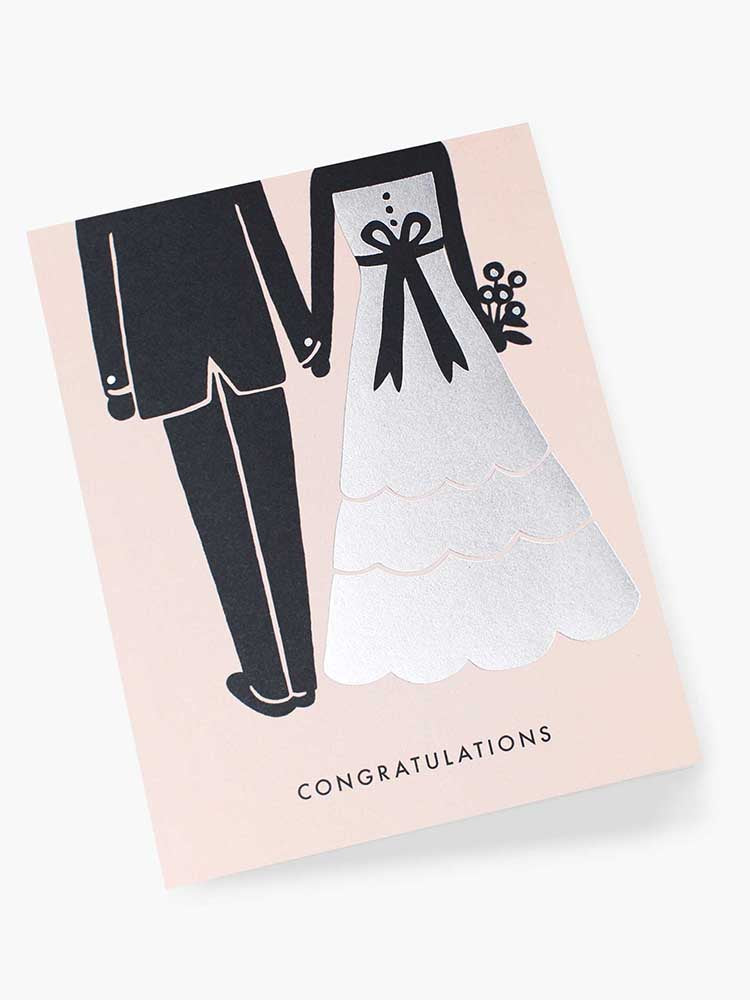 Wedding congrats Beginnings greeting card