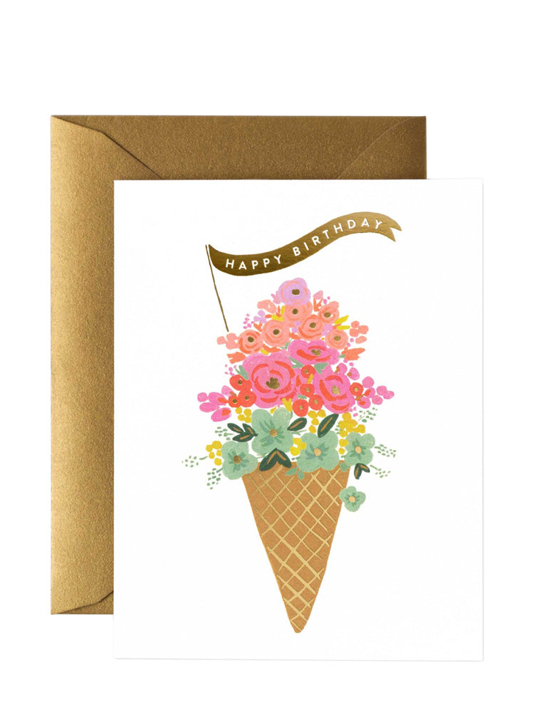 Ice Cream Birthday Card