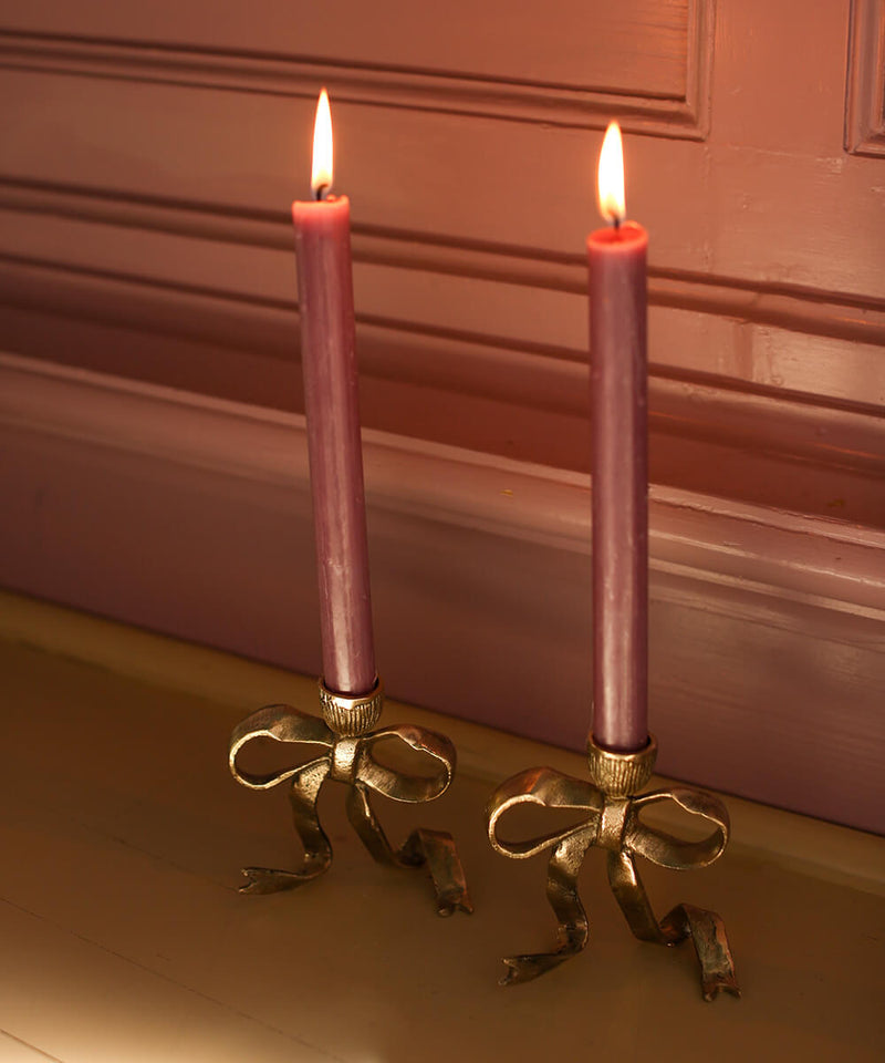 Riley ribbon candle holder
