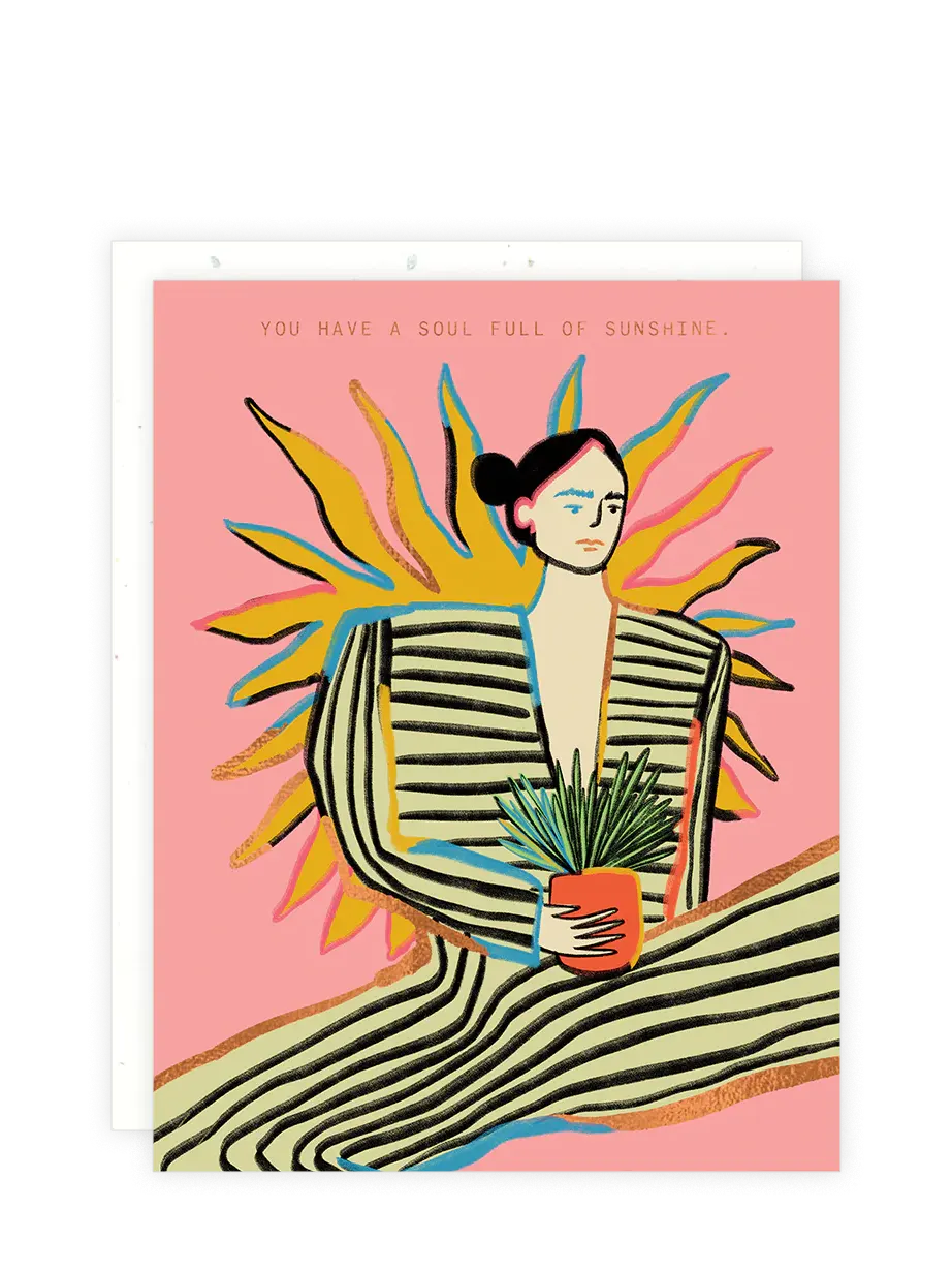 Sunshine Soul - Greeting Card