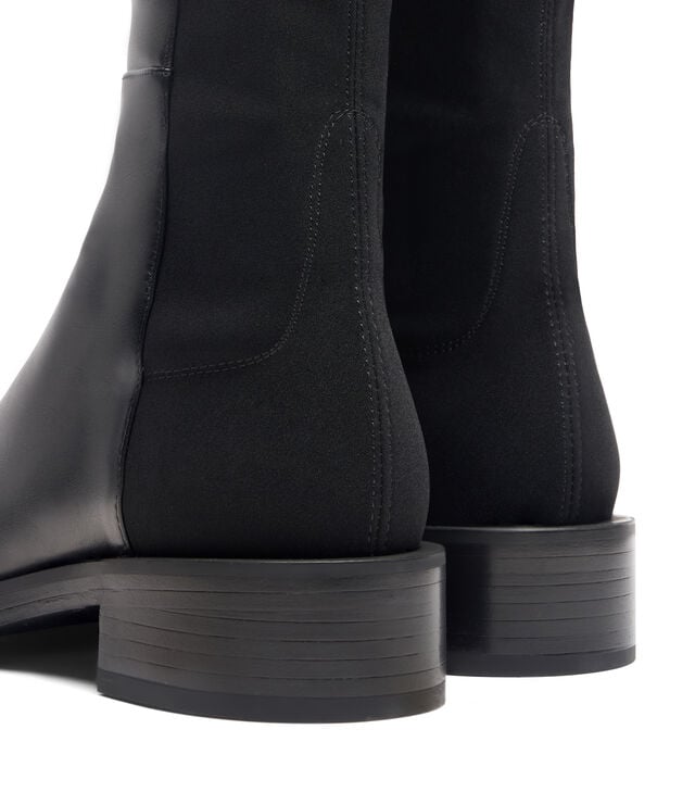 5050 Bold 35mm leather boot, black