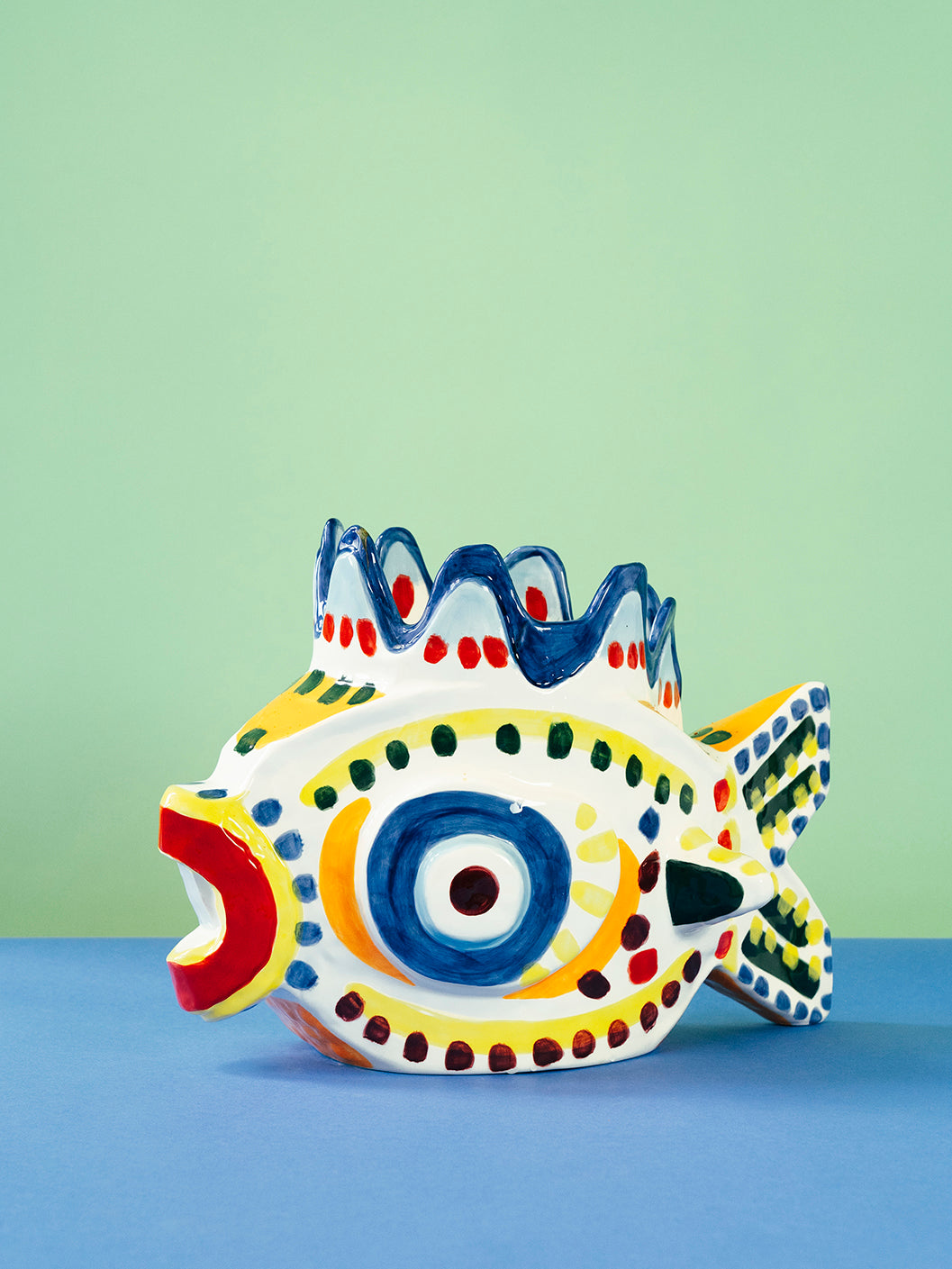 HAND-PAINTED VASE 01, SICILY BY OTTOLENGHI