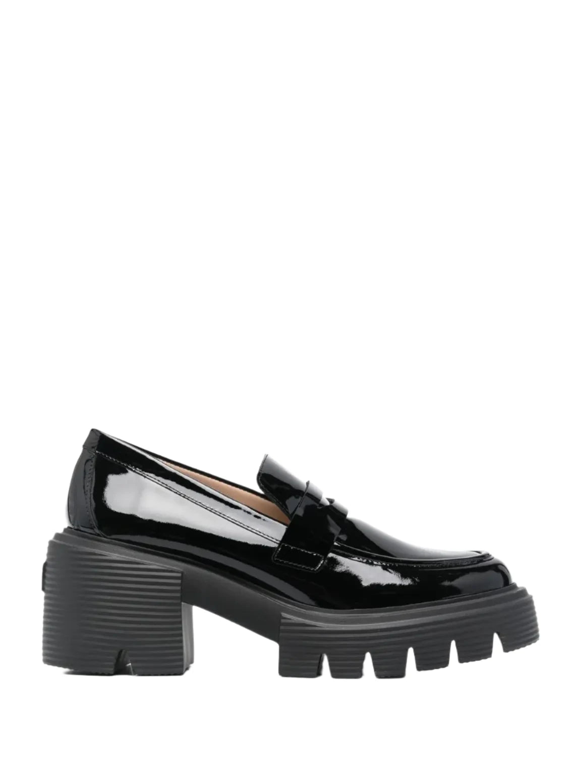 Stuart weitzman sales patent leather loafers