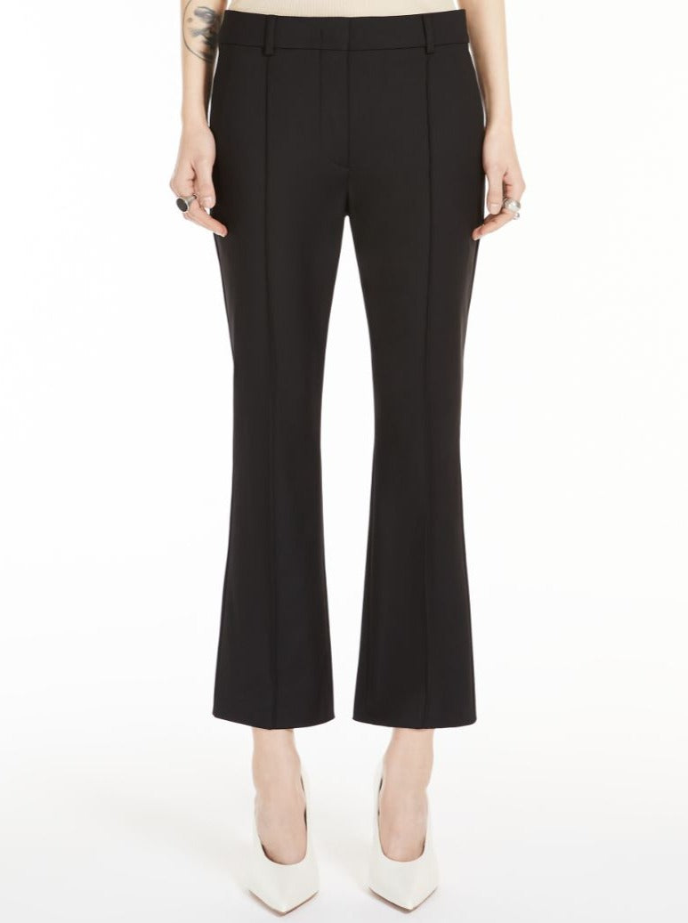 Asiago Stretch cotton trousers, black