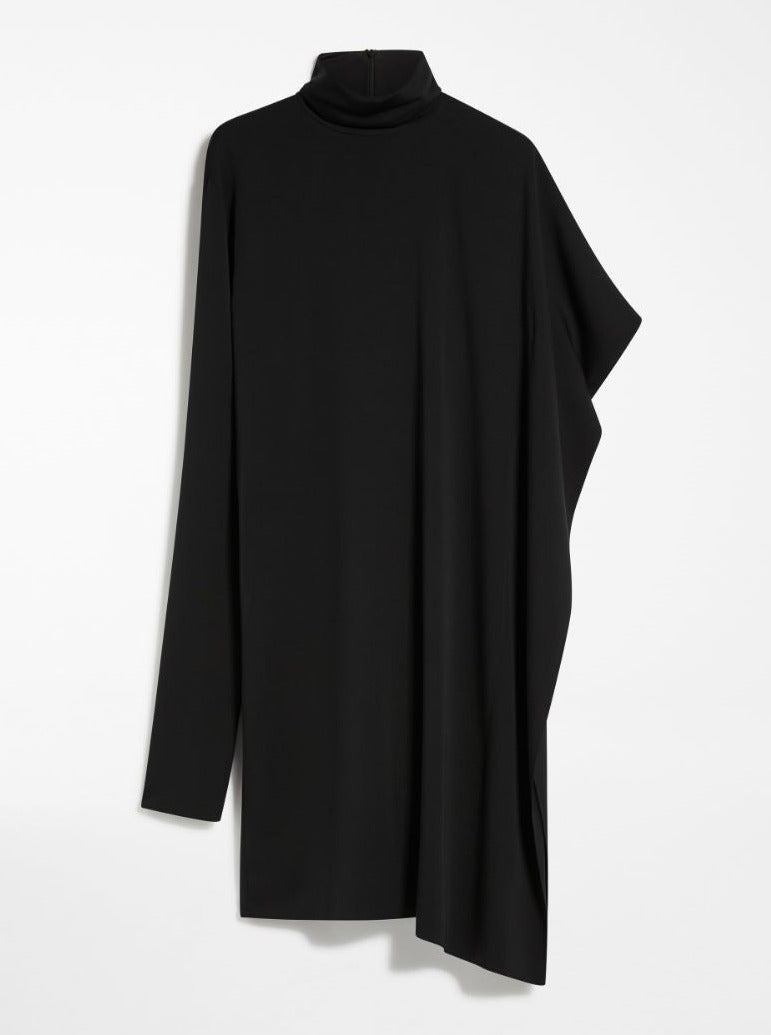 CIRCOLO asymmetrical dress, black