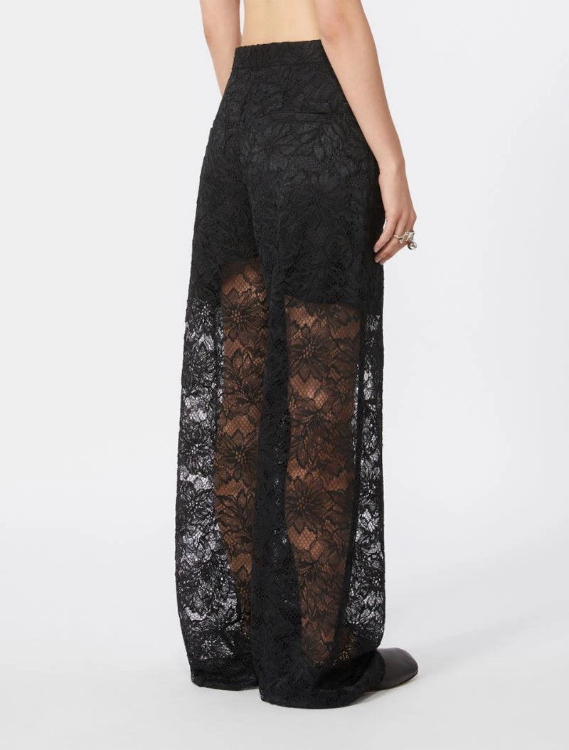 Afoso lace trousers, black