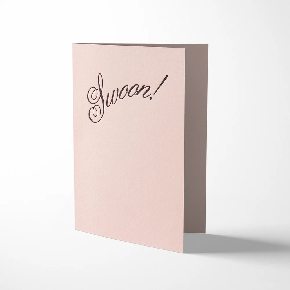 Swoon, love & friendship card