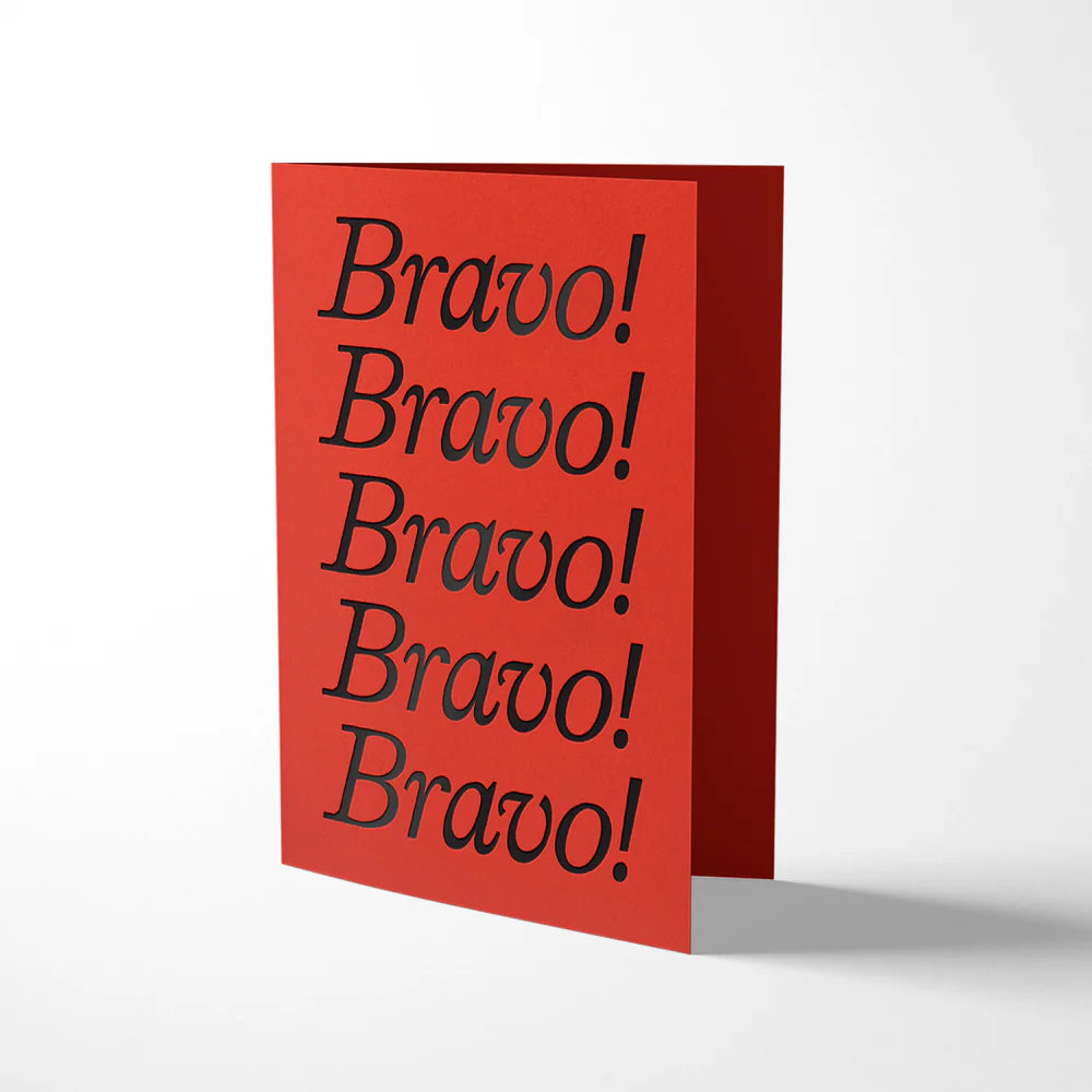 Bravo! congratulation card (for all occasions)