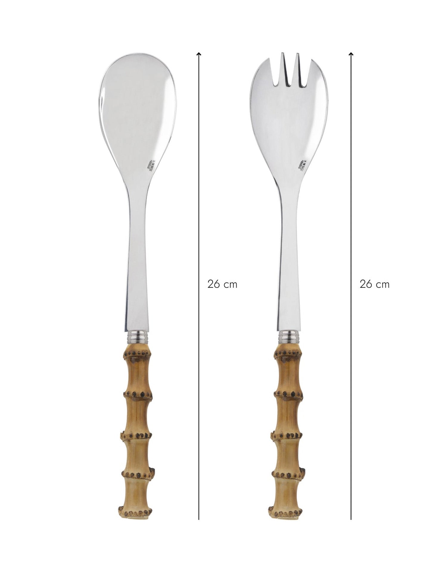 Panda bamboo salad servers