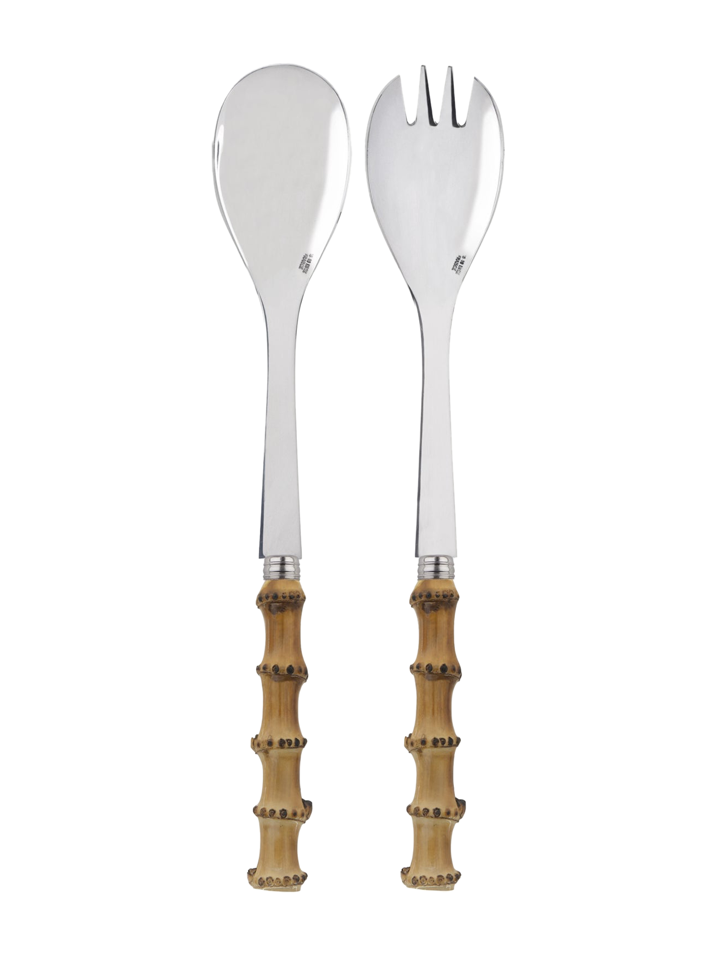 Panda bamboo salad servers