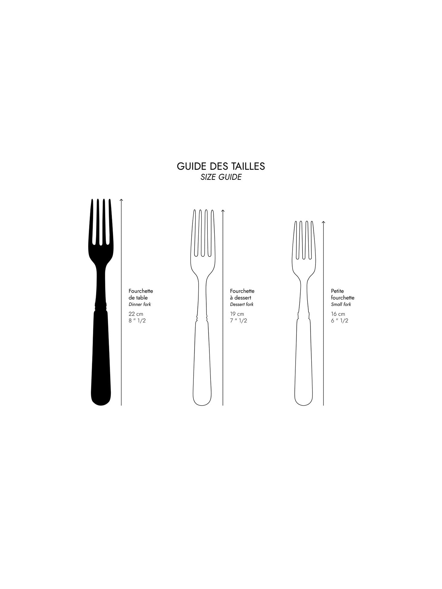 Pop Unis Dinner Fork, Black