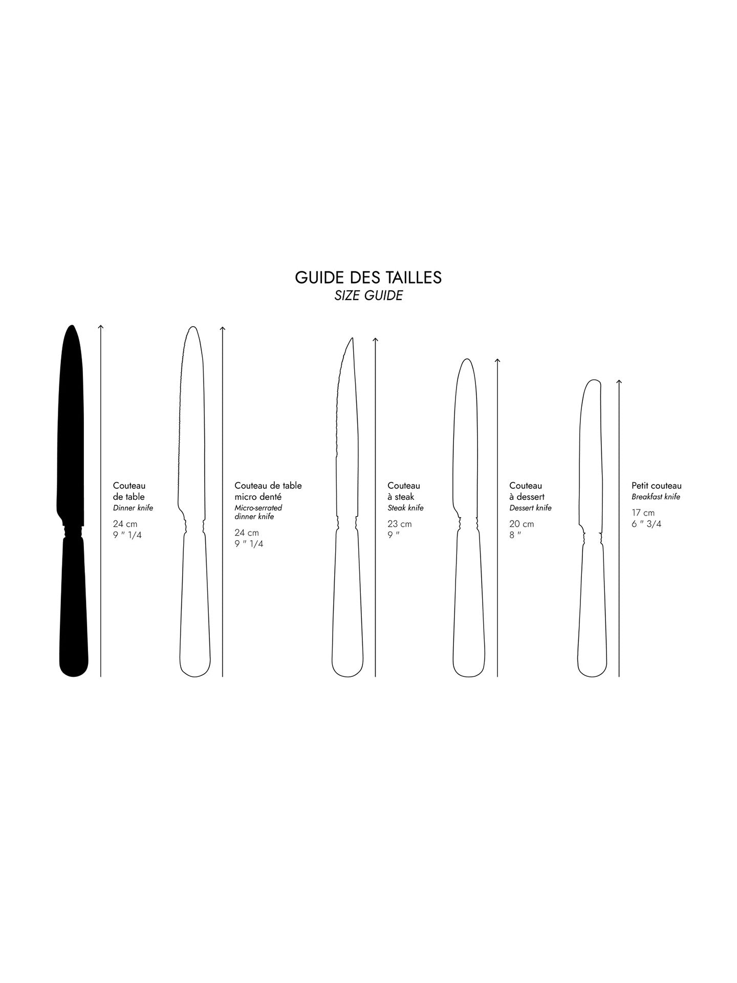 Pop Unis Dinner Knife, Black