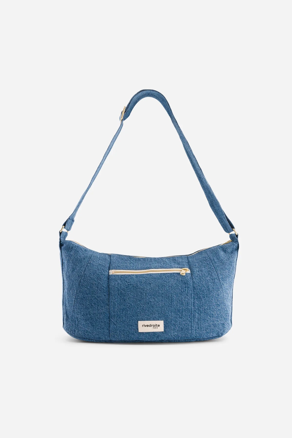 Mini Charlot bag, stone washed denim