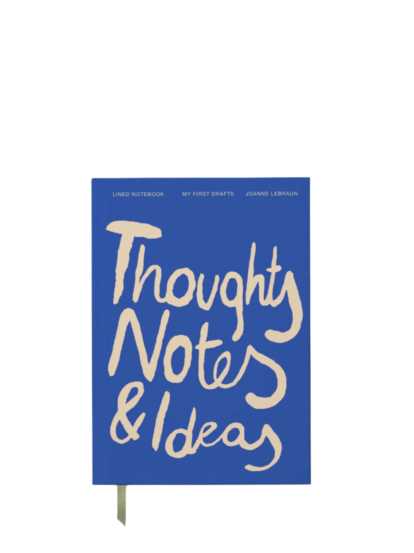 Scribble and Scrawl Lined Notebook, Blue