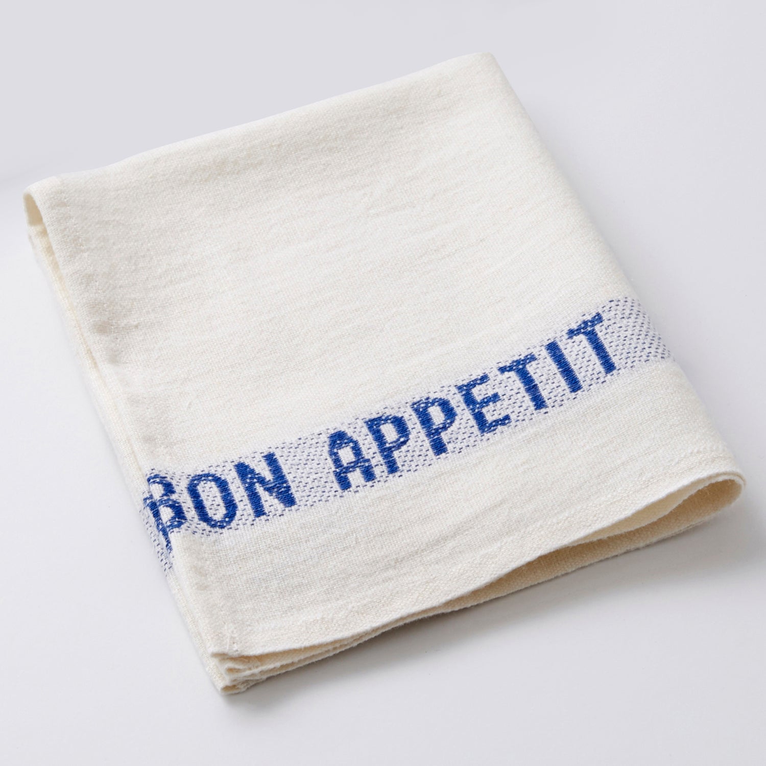 Placemat Bon Appetit, white-blue