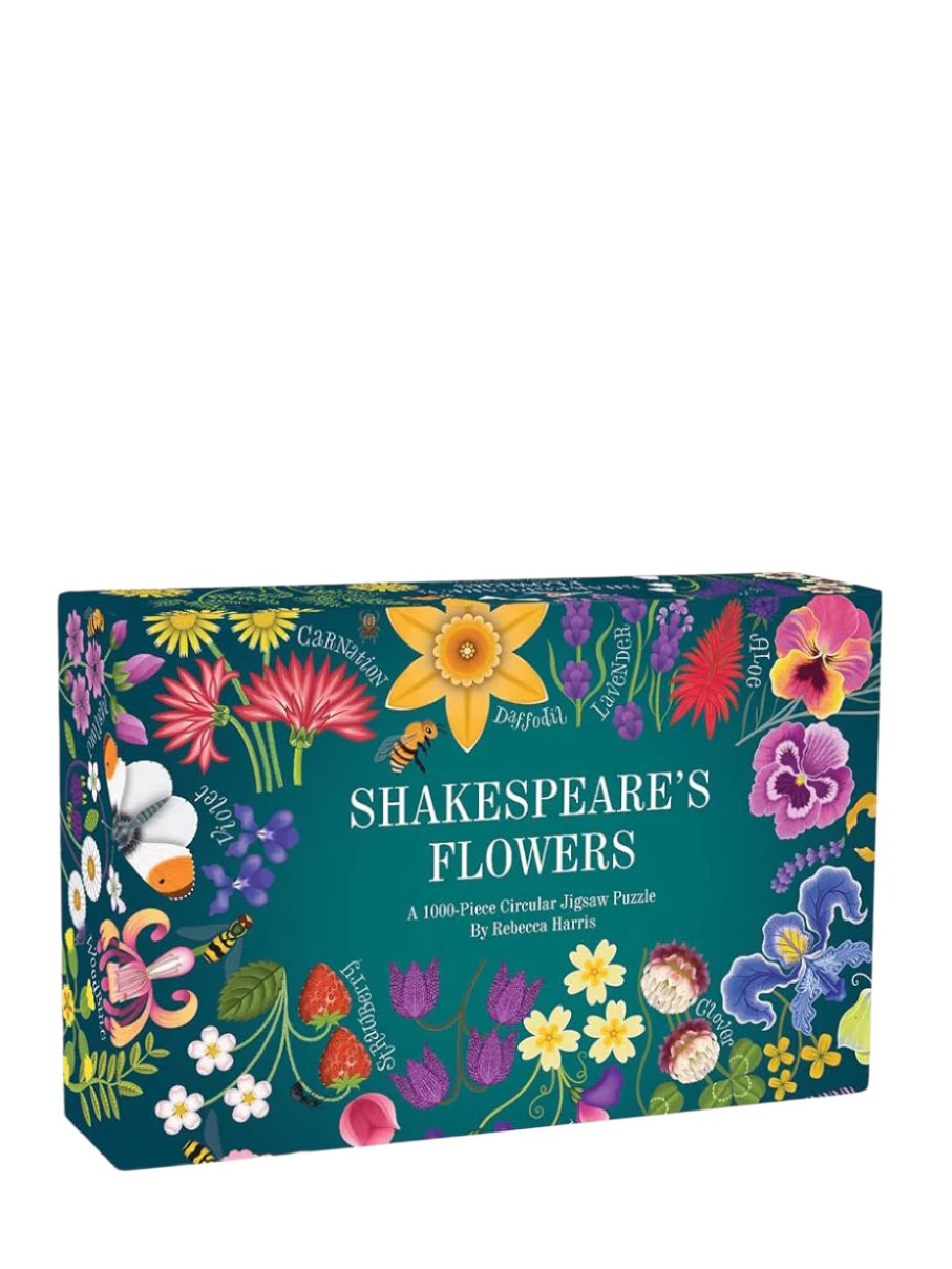 Shakespeare’s Flowers puzzle, 1000 pieces, with a Poetic Host of Flowers, Plants and Animals