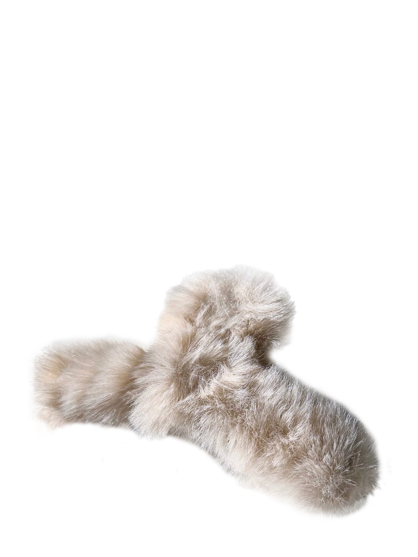 Giant Fluffy Vegan Fur Claw Hair Clip, 2 colours