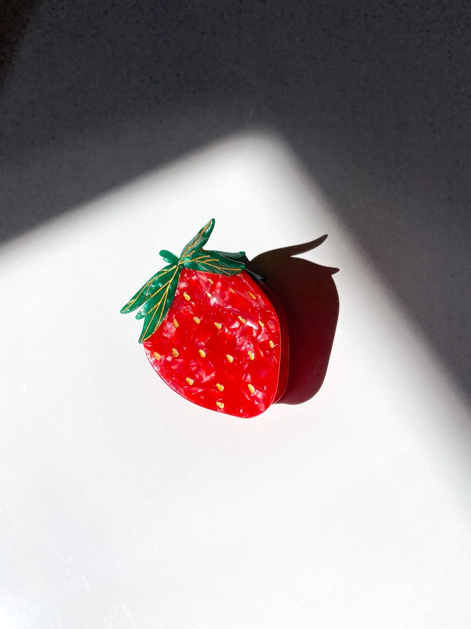 Strawberry Fruit Claw Hair Clip