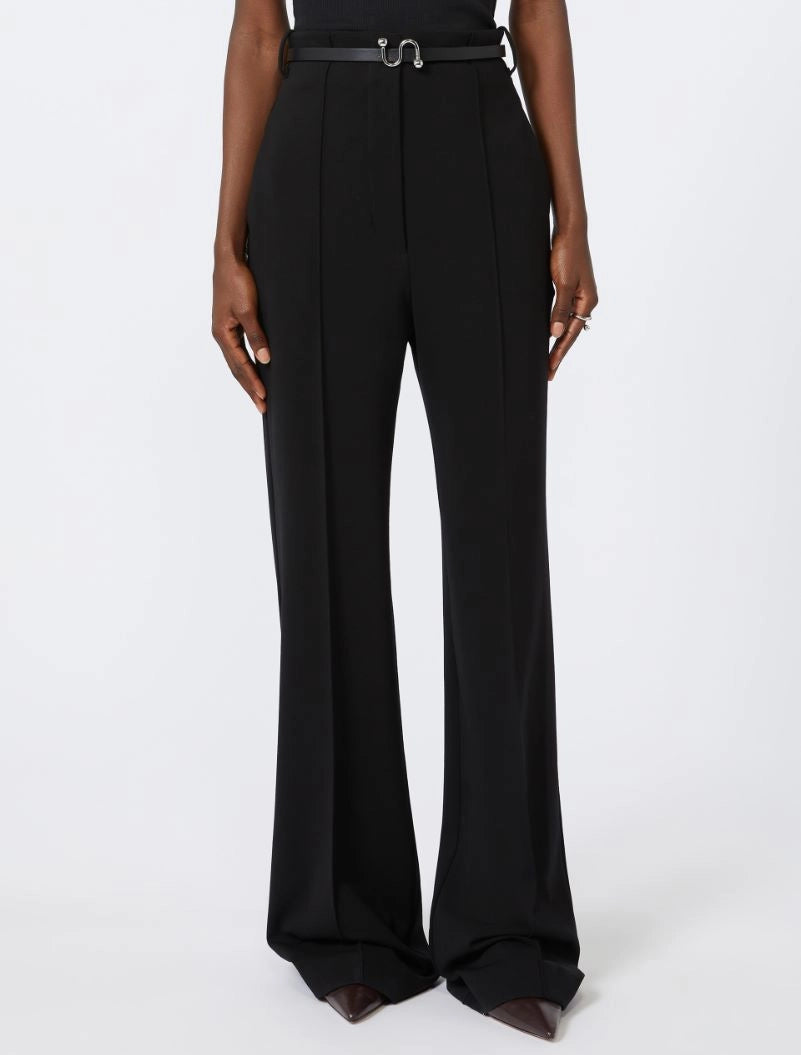 Texas jersey trousers, black
