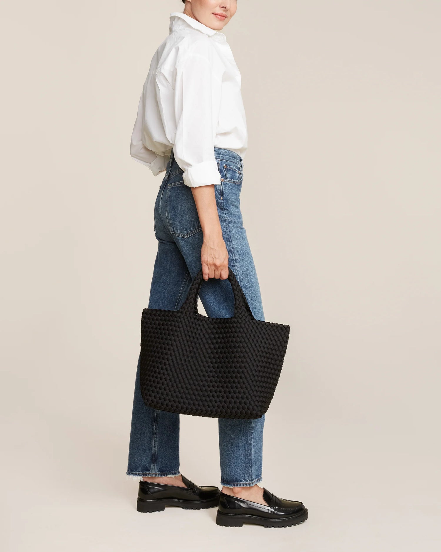St Barths Medium Tote, onyx