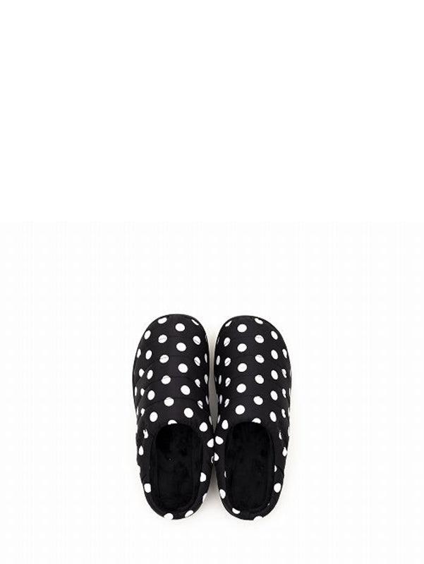 Subu puffer slippers, classic dots