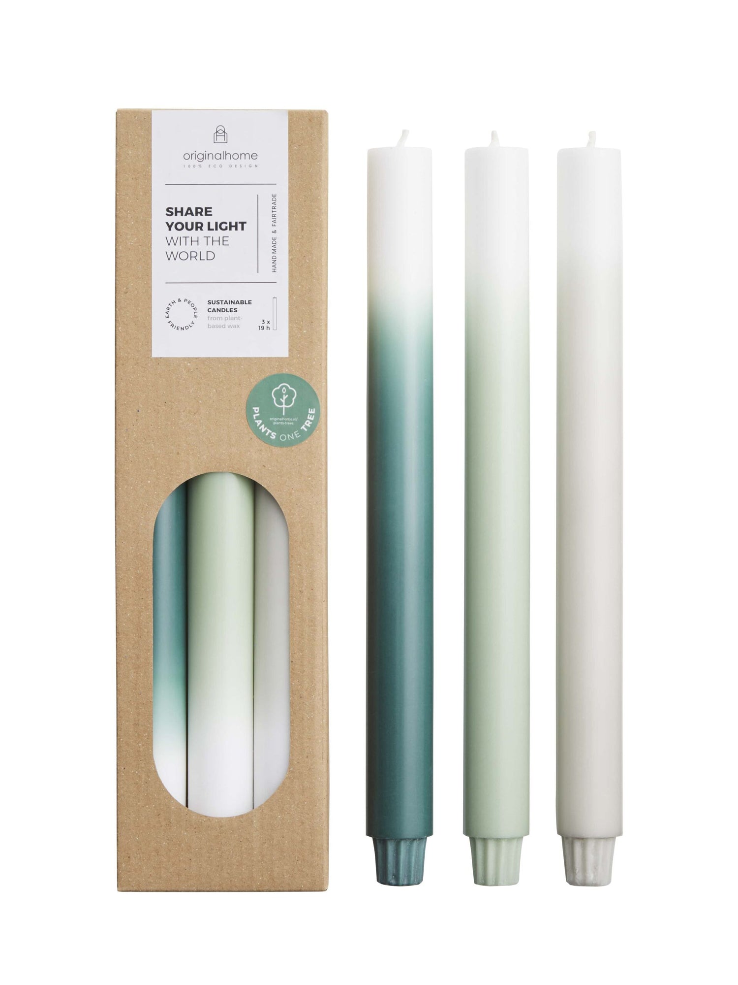 Gradient Candles, several colours (30cm)