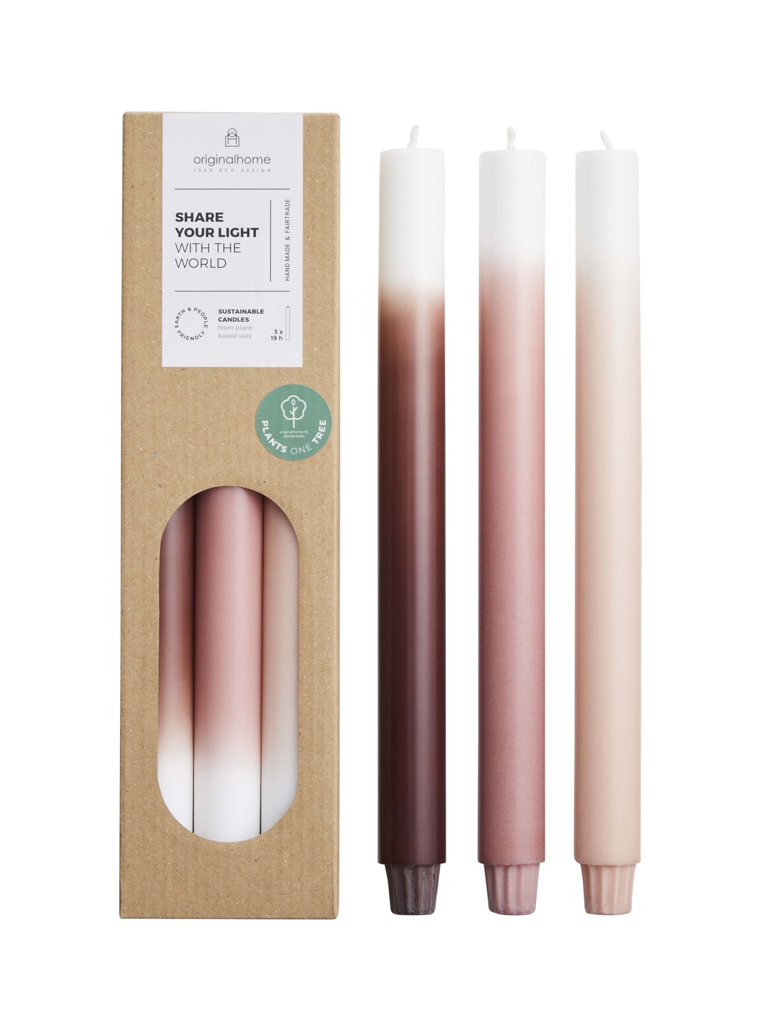 Gradient Candles, several colours (30cm)