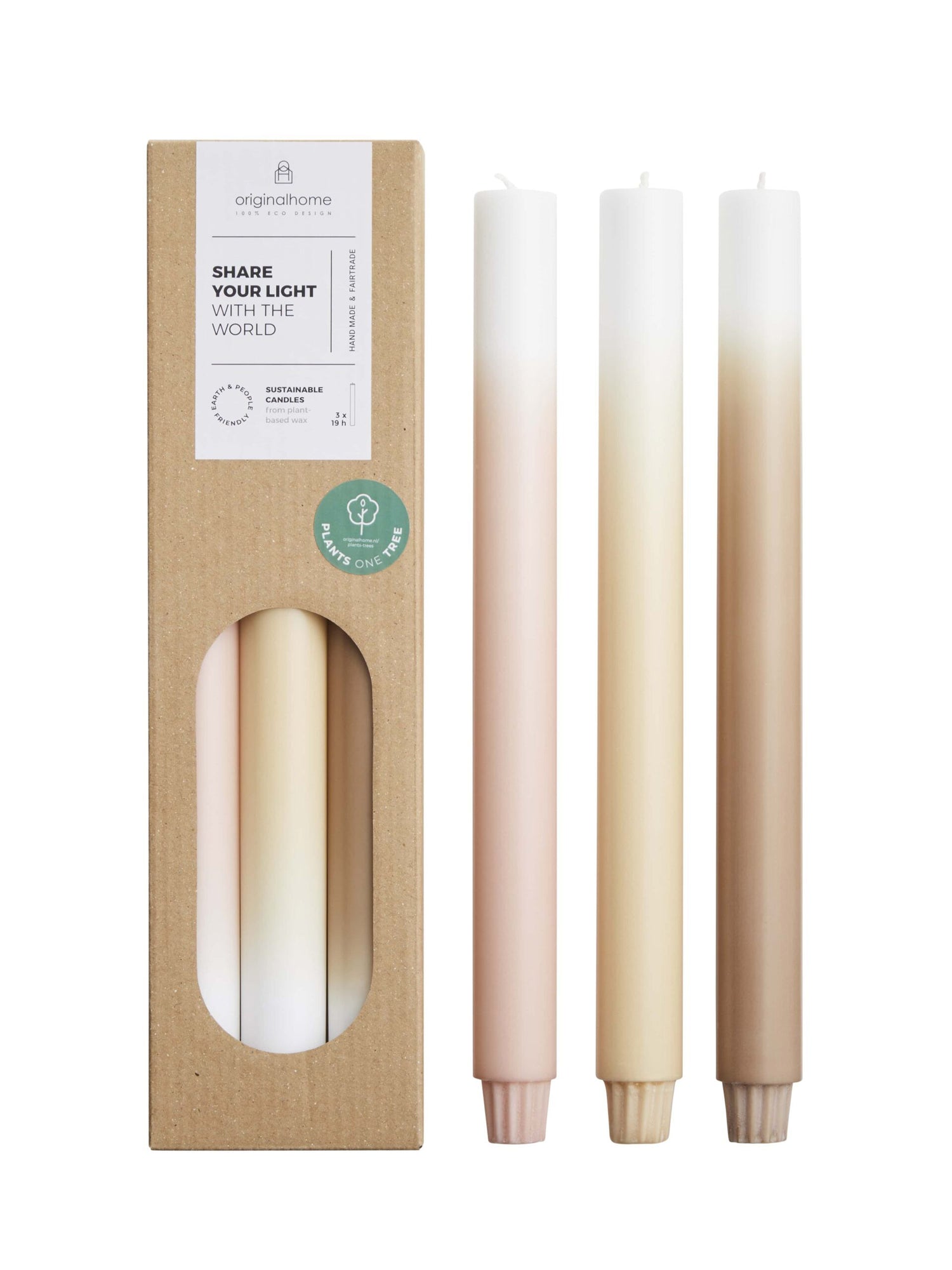 Gradient Candles, several colours (30cm)