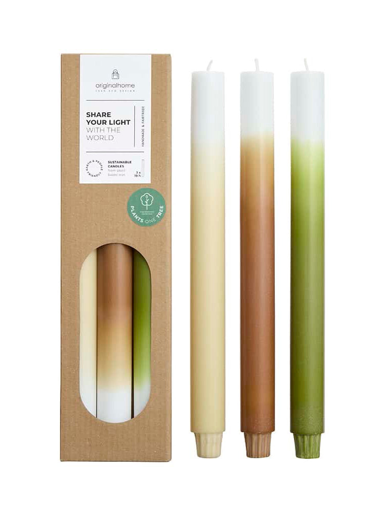 Gradient Candles, several colours (30cm)