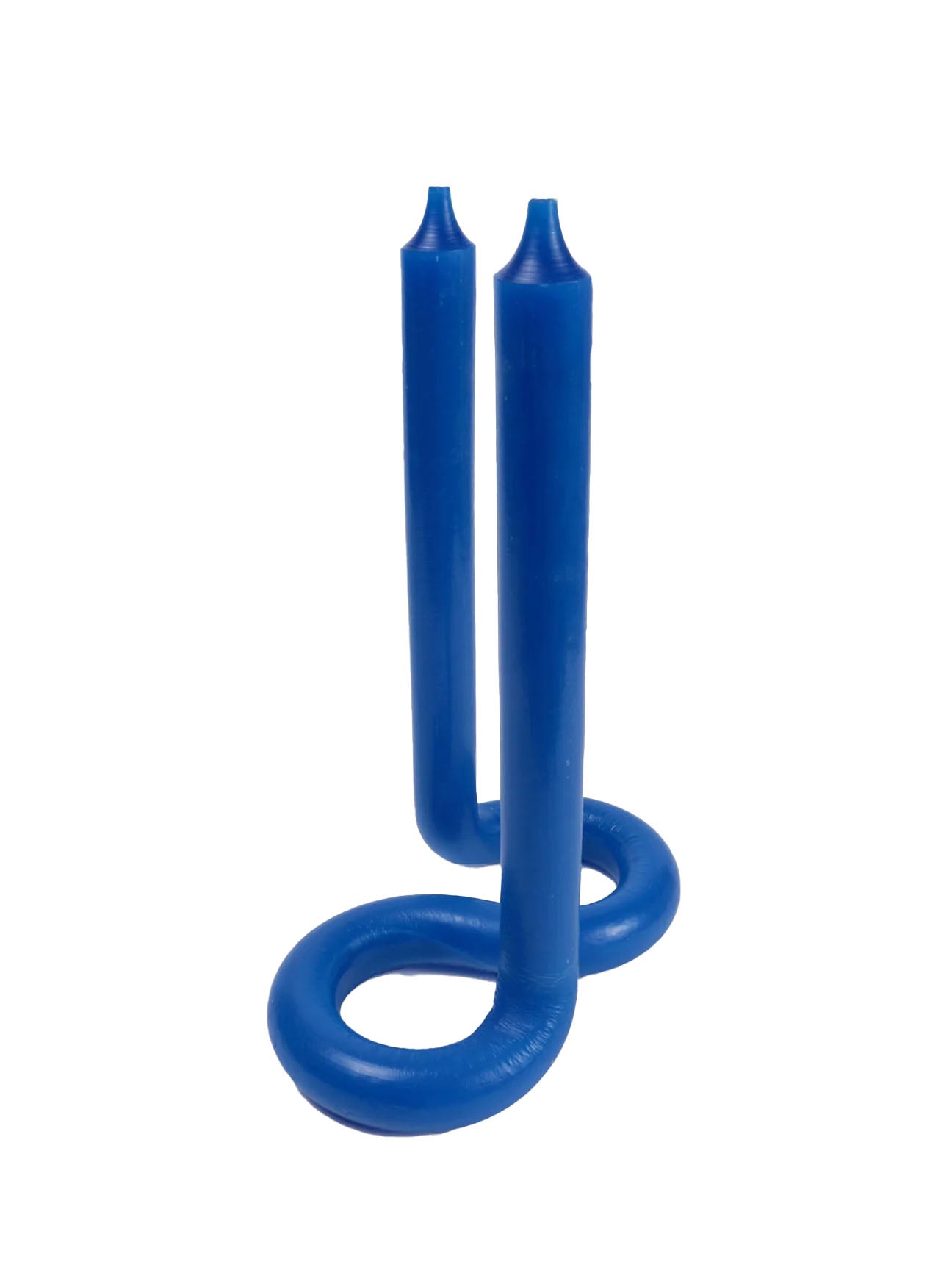Twist Candle Sticks by Lex Pott, Royal Blue