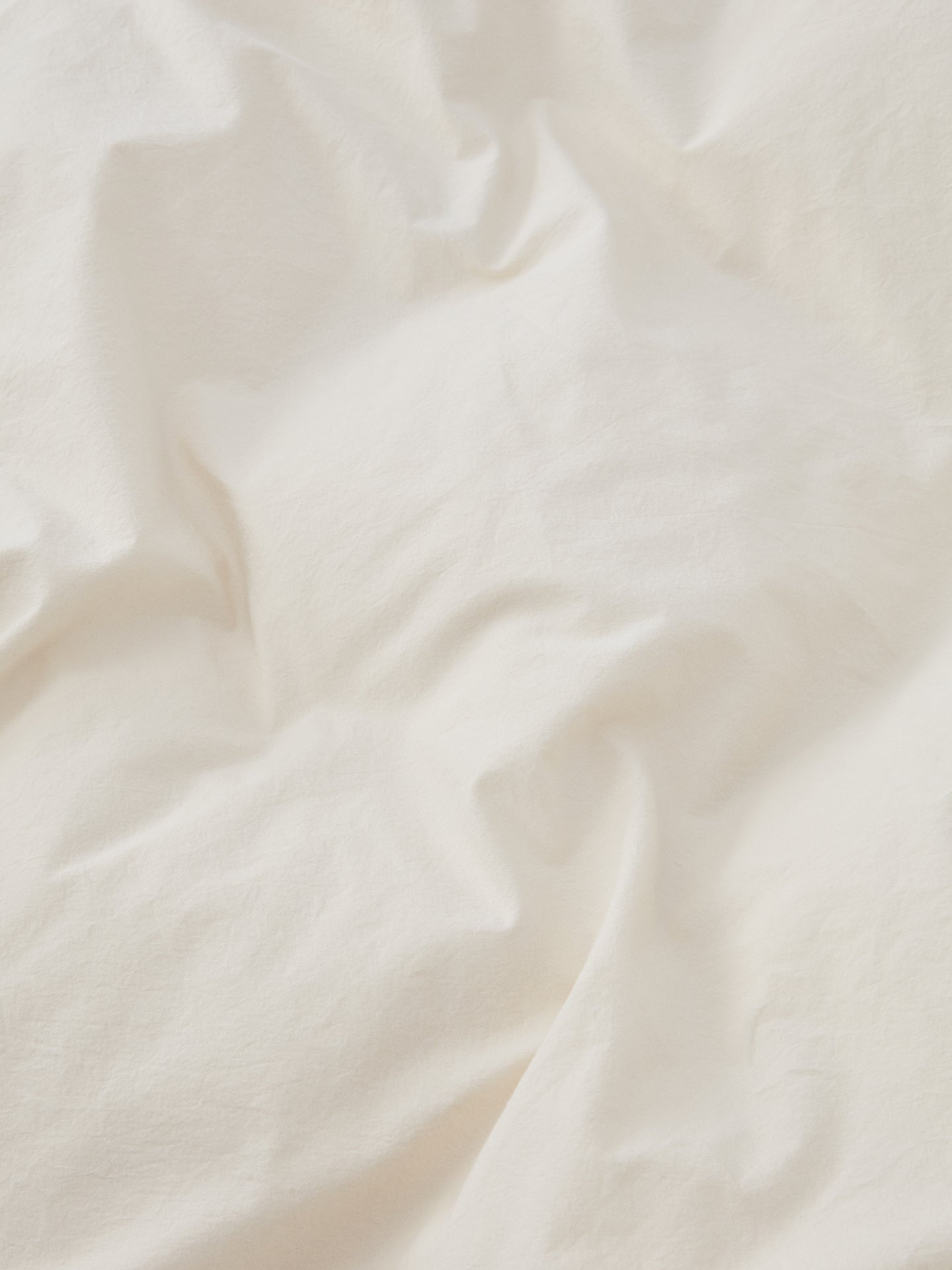 Flat Percale Double Sheet, winter white
