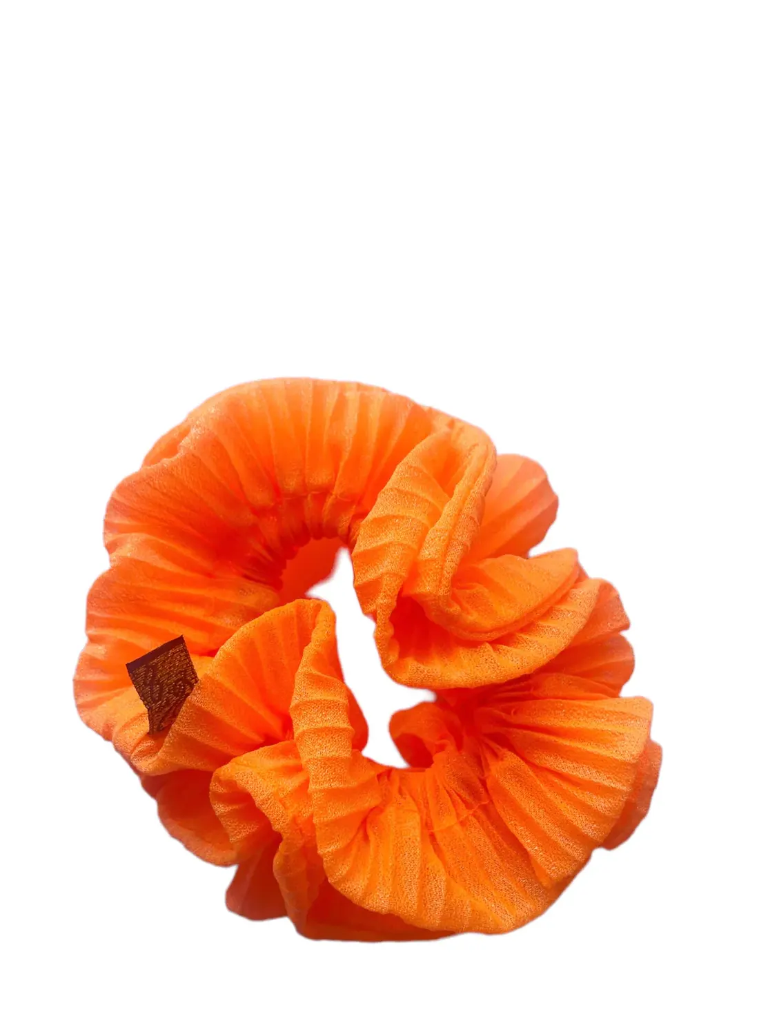 The Classic Pico Scrunchie, neon orange