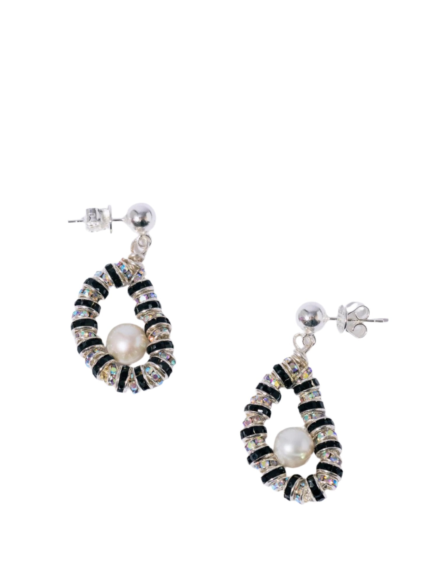TINY ZEBRA OYSTERS earrings