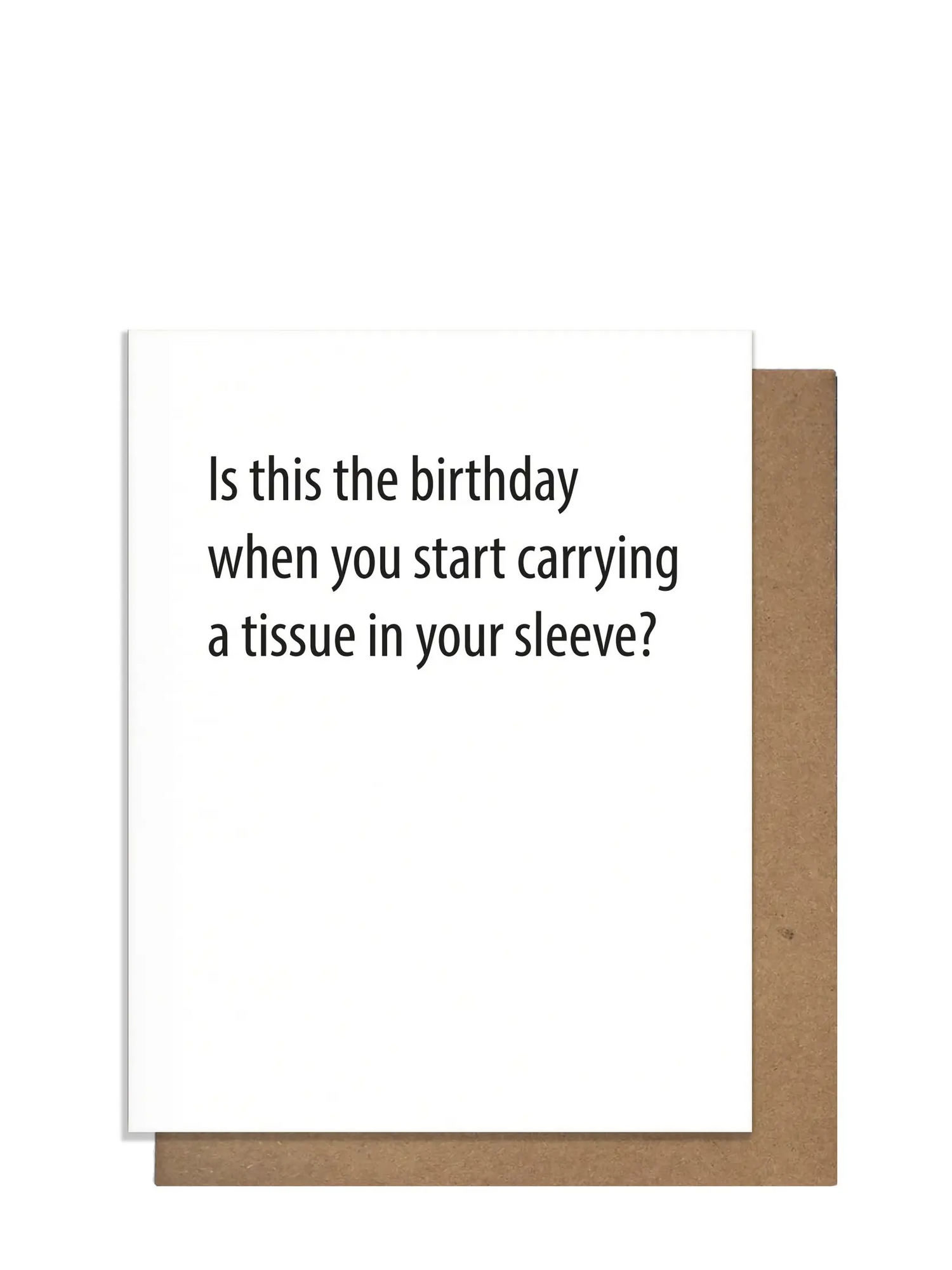 Tissue Birthday Card